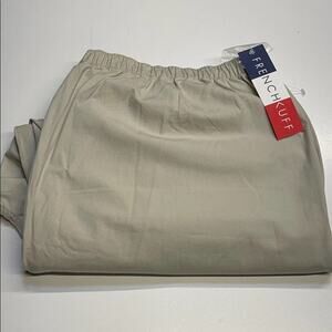 FRENCHCUFF Womens 24 Khaki Crop Pants
